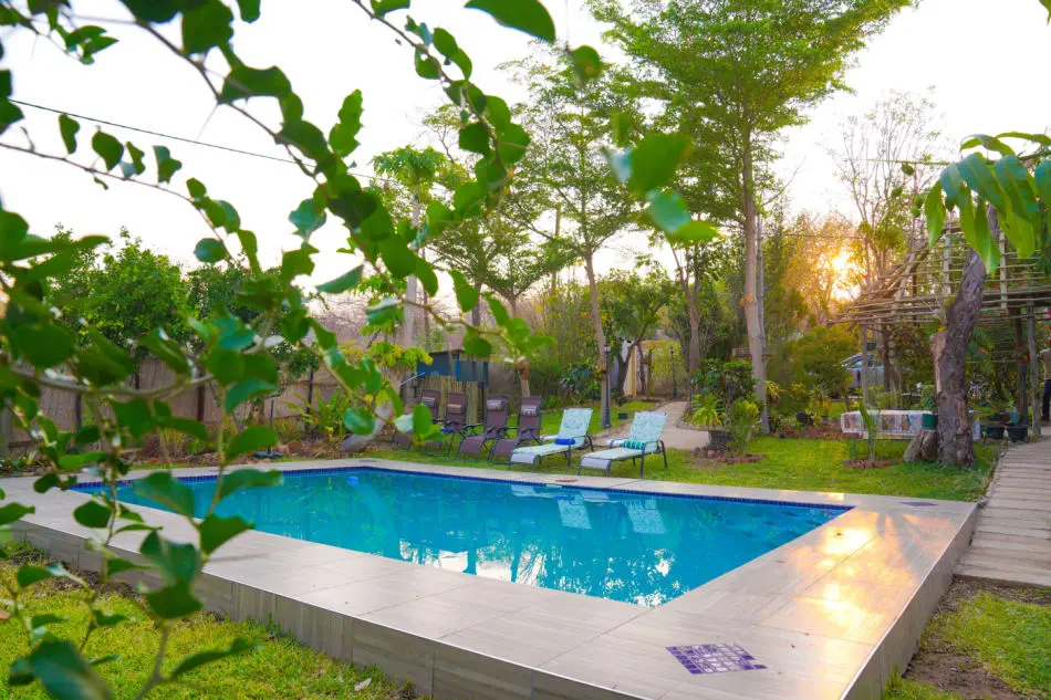 Beulah Guest House Pool and Garden